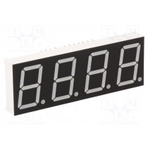 KW4-801AVB; Display: LED; 7-segment; 20.4mm; 0.8