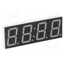 KW4-804AGB; Display: LED; 7-segment; 20.4mm; 0.8