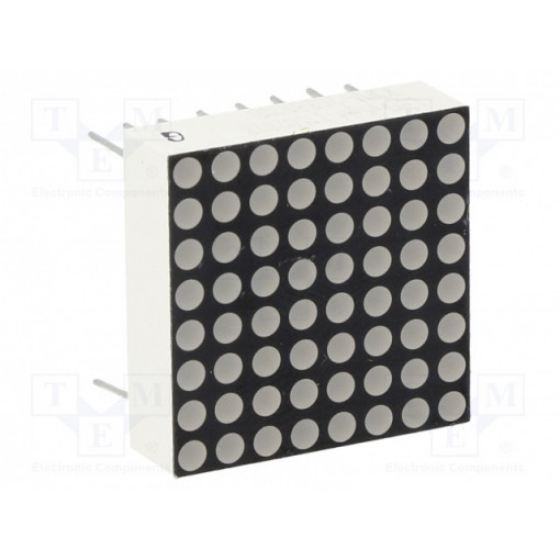 KWM-20881CGB; Display: LED; matrix; 8x8; yellow-green; 2÷4mcd; cathode; 20x20mm; LUCKY LIGHT