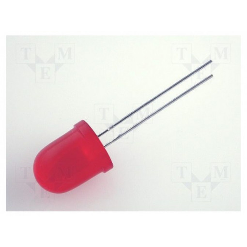L-813ID; LED; 10mm; red; 40÷150mcd; 60°; Front: convex; KINGBRIGHT ELECTRONIC L-813ID; LED; 10mm; red; 40÷150mcd; 60°; Front: convex; KINGBRIGHT ELECTRONIC