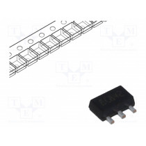 L78L05ABUTR; IC: voltage regulator; linear,fixed; 5V; 0.1A; SOT89; SMD; ±4%; STMicroelectronics