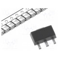 L78L33ACUTR; IC: voltage regulator; linear,fixed; 3.3V; 0.1A; SOT89; SMD; ±4%; STMicroelectronics
