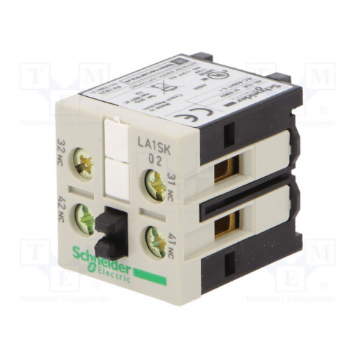 LA1SK02; Auxiliary contacts; Series: TeSys SK,TeSys SKGC; Mounting: front; SCHNEIDER ELECTRIC