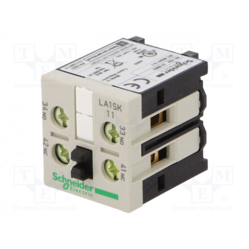 LA1SK11; Auxiliary contacts; Series: TeSys SK,TeSys SKGC; Mounting: front; SCHNEIDER ELECTRIC