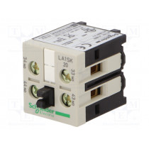 LA1SK20; Auxiliary contacts; Series: TeSys SK,TeSys SKGC; Mounting: front; SCHNEIDER ELECTRIC
