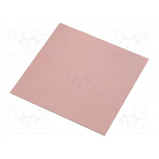 ; Laminate; FR4; 1.5mm; L: 100mm; W: 100mm; Coating: copper; 