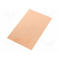 ; Laminate; FR4; 0.8mm; L: 160mm; W: 100mm; Coating: copper; 