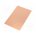 ; Laminate; FR4; 0.8mm; L: 160mm; W: 100mm; Coating: copper; 