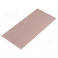 ; Laminate; FR4; 1.5mm; L: 210mm; W: 100mm; Coating: copper; 