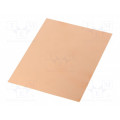 ; Laminate; FR4; 0.8mm; L: 100mm; W: 75mm; Coating: copper; 