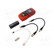 LAN-1; Tester: LAN wiring; Dim: 130x56x38mm; Measured cable l: max.300m; BEHA-AMPROBE LAN-1; Tester: LAN wiring; Dim: 130x56x38mm; Measured cable l: max.300m; BEHA-AMPROBE