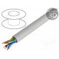 2170125; Wire; U/UTP,UNITRONIC® LAN 200; 5e; solid; Cu; 4x2x24AWG; PVC; grey; LAPP KABEL 2170125; Wire; U/UTP,UNITRONIC® LAN 200; 5e; solid; Cu; 4x2x24AWG; PVC; grey; LAPP KABEL