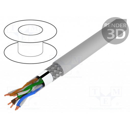 2170129; Wire; SF/UTP,UNITRONIC® LAN 200; 5e; stranded; Cu; 4x2x26AWG; PVC; LAPP KABEL