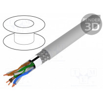2170139; Wire; SF/UTP,UNITRONIC® LAN 200; 5e; stranded; Cu; 4x2x26AWG; LSZH; LAPP KABEL