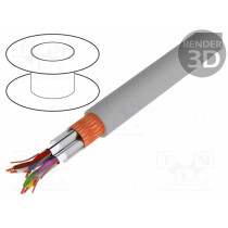 0034062; Wire; Li-2Y-CY-PIMF; 4x2x0,5mm2; PVC; grey; 250V; LAPP KABEL