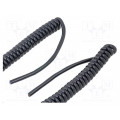 73220234; Wire: coiled; UNITRONIC® SPIRAL; 12x0,14mm2; PUR; black; 250V; 0.5m; LAPP KABEL