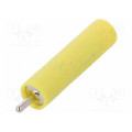 LB 4-1.5 S NI/5/GE; Socket; 4mm banana; 20A; 1kVAC; yellow; nickel plated; -25÷80°C; SCHÜTZINGER LB 4-1.5 S NI/5/GE; Socket; 4mm banana; 20A; 1kVAC; yellow; nickel plated; -25÷80°C; SCHÜTZINGER