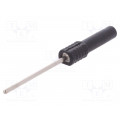 LB 4-2 S NI/40/SW; Socket; 4mm banana; 20A; 1kVAC; black; nickel plated; -25÷80°C; SCHÜTZINGER LB 4-2 S NI/40/SW; Socket; 4mm banana; 20A; 1kVAC; black; nickel plated; -25÷80°C; SCHÜTZINGER