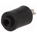 ; Plug; loudspeaker; male; plastic; screw terminal; straight; 