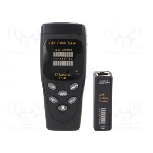 LC-90; Tester: LAN wiring; 130x56x38mm; TENMARS