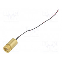 LC-LMP-635-287-03-A; Module: laser; 3mW; red; line; 630-640nm; 2.5÷3.3VDC; 45mA; Laser Components