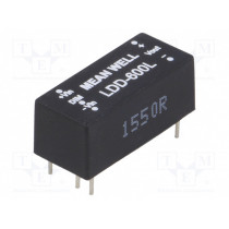 LDD-600L; Converter: DC/DC; 19W; Uin: 9÷36V; Uout: 2÷32VDC; Iin: 600mA; 4g; IP67; MEAN WELL