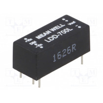 LDD-700L; Converter: DC/DC; 22W; Uin: 9÷36V; Uout: 2÷32VDC; Iin: 700mA; 4g; IP67; MEAN WELL