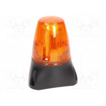 LEDA100-03-01; Signaller: lighting-sound; 35÷85VDC; 35÷85VAC; 8x LED; orange; MOFLASH SIGNALLING LTD