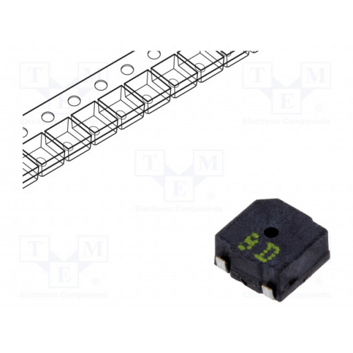 LET5025AS-03L-4.0-12-R; Sound transducer: elektromagnetic alarm; SMD; 4kHz; 100mA; 2÷5VDC; Cre-sound Electronics