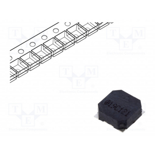LET7525AS-3.6L-2.7-15-R; Sound transducer: elektromagnetic alarm; SMD; 2.7kHz; 100mA; 3.6V; Cre-sound Electronics LET7525AS-3.6L-2.7-15-R; Sound transducer: elektromagnetic alarm; SMD; 2.7kHz; 100mA; 3.6V; Cre-sound Electronics