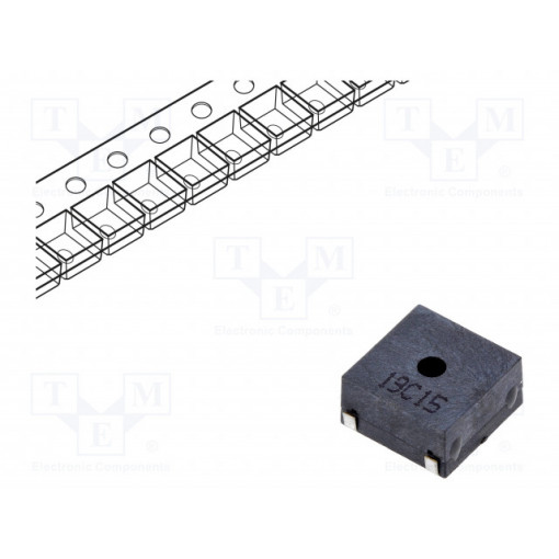 LET9045AS-03L-3.2-16-R; Sound transducer: elektromagnetic alarm; SMD; 3.2kHz; 100mA; 3V; Cre-sound Electronics LET9045AS-03L-3.2-16-R; Sound transducer: elektromagnetic alarm; SMD; 3.2kHz; 100mA; 3V; Cre-sound Electronics
