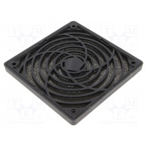 ; Guard; 120x120mm; Mat: plastic; Mounting: snap fastener,screw; TQSolution ; Guard; 120x120mm; Mat: plastic; Mounting: snap fastener,screw; TQSolution