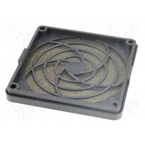 ; Guard; 80x80mm; Mat: plastic; Mounting: snap fastener,screw; 45ppi; TQSolution