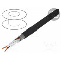 0031366; Wire; Li-2YCYv; 1x2x0,5mm2; tinned copper braid; PVC; black; 50V; LAPP KABEL