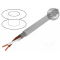 0031370; Wire; Li2YCY-TP; 1x2x0,25mm2; tinned copper braid; PVC; grey; 50V; LAPP KABEL