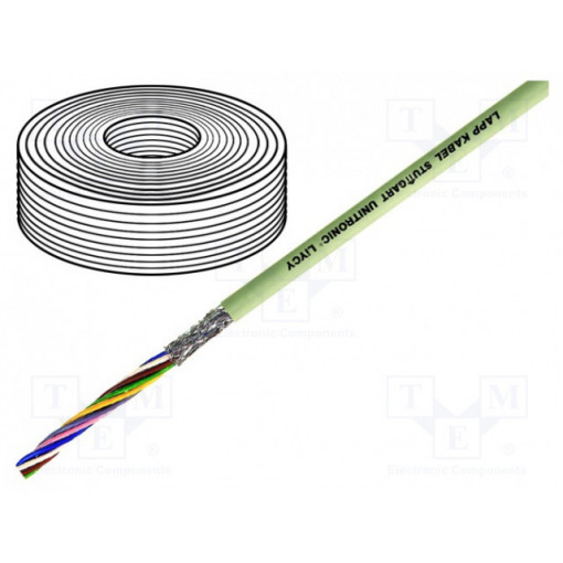 0034306; Wire; UNITRONIC® LiYCY; 6x0,14mm2; tinned copper braid; PVC; grey; LAPP KABEL 0034306; Wire; UNITRONIC® LiYCY; 6x0,14mm2; tinned copper braid; PVC; grey; LAPP KABEL