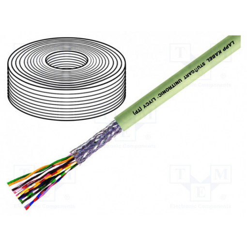 0035137; Wire; UNITRONIC® LiYCY (TP); 25x2x0,14mm2; tinned copper braid; LAPP KABEL