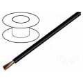 0162 031 05; Wire; LiYY; 6x0,25mm2; unshielded; 300V; PVC; Cu; stranded; black; TECHNOKABEL
