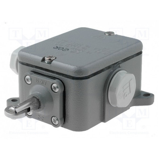 LK-20R; Limit switch; pusher with parallel roller; NO + NC; 16A; IP56; PROMET