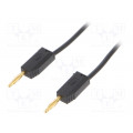 28.0039-03021; Test lead; 60VDC; 30VAC; 10A; 2mm banana plug-2mm banana plug; STÄUBLI