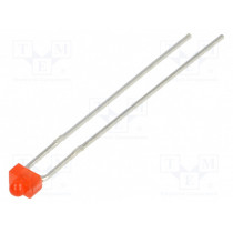 LL-204VD2A-V1-1A; LED; 1.8mm; red; 18÷26mcd; 50°; 2÷2.8V; Front: convex; LUCKY LIGHT