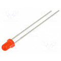 LL-304VD2E-V1-1A; LED; 3mm; red; 210÷350mcd; 60°; Front: convex; LUCKY LIGHT LL-304VD2E-V1-1A; LED; 3mm; red; 210÷350mcd; 60°; Front: convex; LUCKY LIGHT