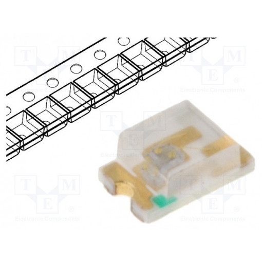 LL-S172PGC-G51B; LED; SMD; 0805; green; 80÷200mcd; 2x1.25x0.8mm; 130°; 2.8÷3.8V; 20mA; LUCKY LIGHT