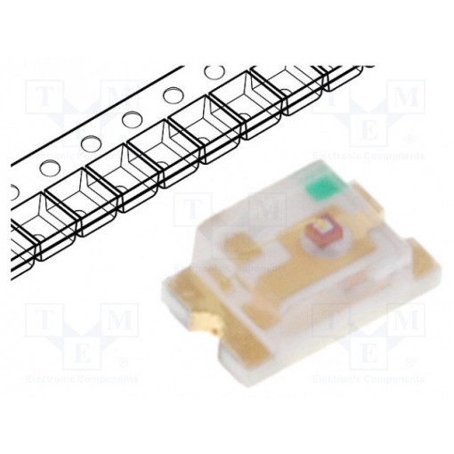 LL-S172YC-2Y; LED; SMD; 0805; yellow; 4÷8mcd; 2x1.25x0.8mm; 120°; 2÷2.8V; 20mA; LUCKY LIGHT LL-S172YC-2Y; LED; SMD; 0805; yellow; 4÷8mcd; 2x1.25x0.8mm; 120°; 2÷2.8V; 20mA; LUCKY LIGHT