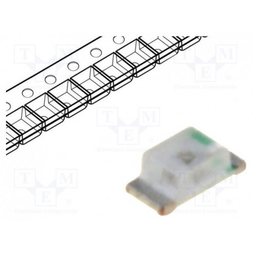 LL-S192VC-V1-2B; LED; SMD; 0603; red; 20÷40mcd; 1.6x0.8x0.6mm; 140°; 1.6÷2.4V; 20mA; LUCKY LIGHT