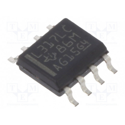 LM317LCD; IC: voltage regulator; linear,adjustable; 1.2÷32V; 1.2A; SO8; SMD; TEXAS INSTRUMENTS