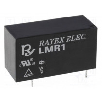 LMR1A-5D; Relay: electromagnetic; SPST-NO; Ucoil: 5VDC; 12A/250VAC; 12A; Recoy/RAYEX ELECTRONICS