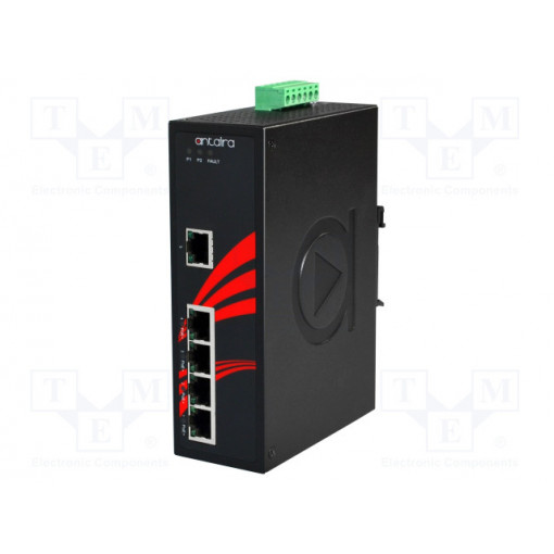 LNP-0500G-24; Industrial module: switch PoE Ethernet; unmanaged; 12÷36VDC; ANTAIRA