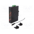 LNX-500A-T; Industrial module: switch Ethernet; unmanaged; 12÷48VDC; RJ45; 3W; ANTAIRA