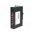 LNX-500AG; Industrial module: switch Ethernet; unmanaged; 12÷48VDC; RJ45; 5W; ANTAIRA